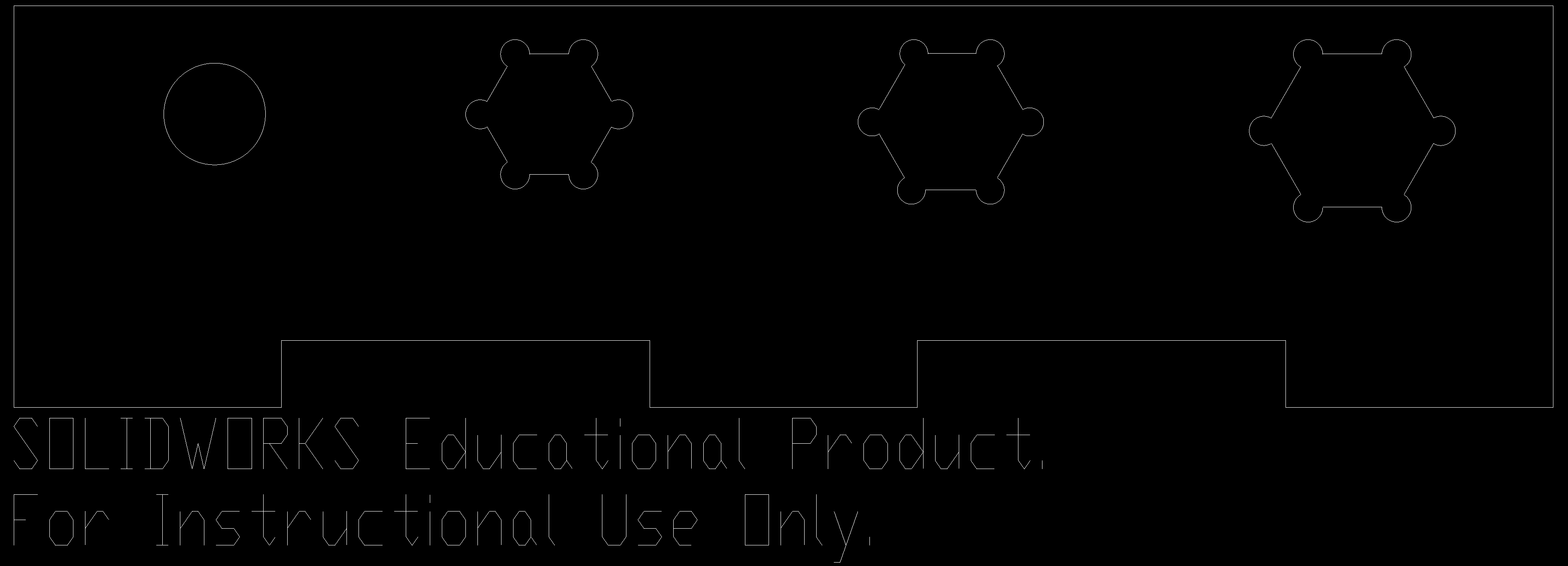 One DXF generated to laser-cut the fixture